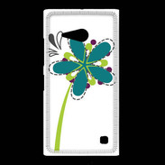 Coque Nokia Lumia 735 fleurs 2
