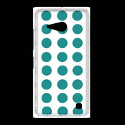 Coque Nokia Lumia 735 pois bleu clair
