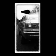 Coque Nokia Lumia 735 Voiture en noir et blanc PR 10
