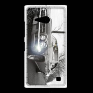 Coque Nokia Lumia 735 Voiture en noir et blanc PR 20