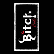 Coque Nokia Lumia 735 Bitch Cola fond noir