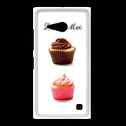 Coque Nokia Lumia 735 Cupcake lui et moi PR
