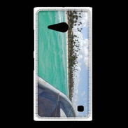 Coque Nokia Lumia 735 Bord de plage en bateau