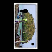 Coque Nokia Lumia 735 DP Barge en bord de plage