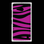 Coque Nokia Lumia 735 zèbre rose & noir