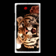 Coque Nokia Lumia 735 Portrait de tigre PB 5