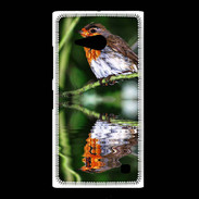 Coque Nokia Lumia 735 DP oiseau mirroir