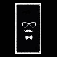 Coque Nokia Lumia 735 moustache & noeud 1
