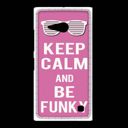 Coque Nokia Lumia 735 Keep Calm Funky Rose