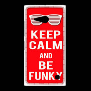 Coque Nokia Lumia 735 Keep Calm Funky Rouge
