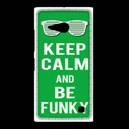 Coque Nokia Lumia 735 Keep Calm Funky Vert