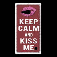 Coque Nokia Lumia 735 Keep calm Girl Brique