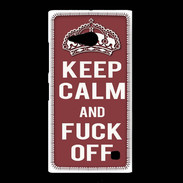Coque Nokia Lumia 735 Keep Calm Fuck Off Brique