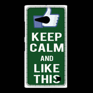 Coque Nokia Lumia 735 Keep Calm Like This Vert