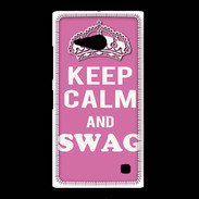 Coque Nokia Lumia 735 Keep Calm Swag Rose
