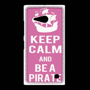 Coque Nokia Lumia 735 Keep Calm Be a Pirate Rose
