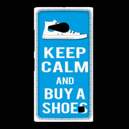 Coque Nokia Lumia 735 Keep Calm Buy Shoes Cyan 