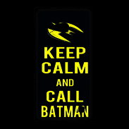Coque Nokia Lumia 735 Keep Calm Call Batman Noir