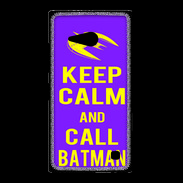 Coque Nokia Lumia 735 Keep Calm Call Batman Violet