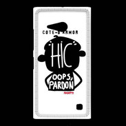 Coque Nokia Lumia 735 Adishatz Humour Cote d'Armor