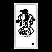 Coque Nokia Lumia 735 Adishatz Humour Meuse