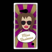 Coque Nokia Lumia 735 Miss business Chatain