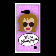 Coque Nokia Lumia 735 Miss Champagne Rousse