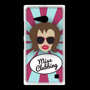 Coque Nokia Lumia 735 Miss Clubbing Chatain