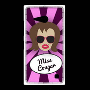 Coque Nokia Lumia 735 Miss Cougar Chatain