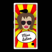 Coque Nokia Lumia 735 Miss Latina Chatain