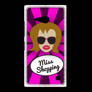Coque Nokia Lumia 735 Miss Shopping Rousse