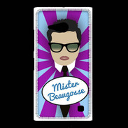 Coque Nokia Lumia 735 Mister Beau gosse Brun