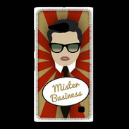 Coque Nokia Lumia 735 Mister Business Brun
