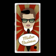 Coque Nokia Lumia 735 Mister Business Chatain