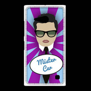 Coque Nokia Lumia 735 Mister Car Brun