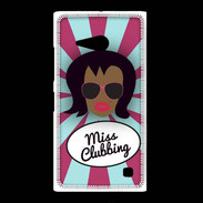 Coque Nokia Lumia 735 Miss Clubbing Black