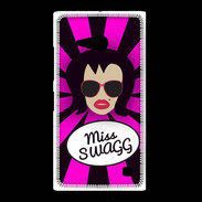 Coque Nokia Lumia 735 Miss Swag Brune