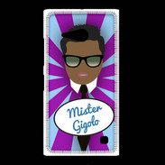 Coque Nokia Lumia 735 Mister Gigolo Black