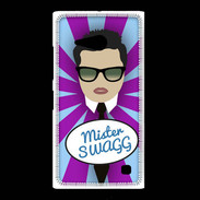 Coque Nokia Lumia 735 Mister Swag Brun