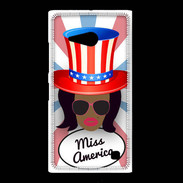Coque Nokia Lumia 735 Miss USA Black