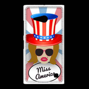 Coque Nokia Lumia 735 Miss USA Rousse