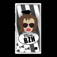 Coque Nokia Lumia 735 Miss Bretagne Chatain