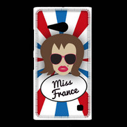 Coque Nokia Lumia 735 Miss France Chatain