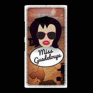 Coque Nokia Lumia 735 Miss Guadeloupe Brune