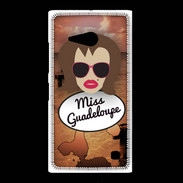 Coque Nokia Lumia 735 Miss Guadeloupe Chatain