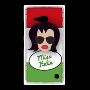 Coque Nokia Lumia 735 Miss Italie Brune