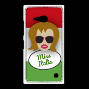 Coque Nokia Lumia 735 Miss Italie Rousse