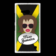 Coque Nokia Lumia 735 Miss Jamaica Chatain