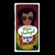 Coque Nokia Lumia 735 Miss Portugal Black