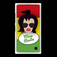 Coque Nokia Lumia 735 Miss Rasta Brune